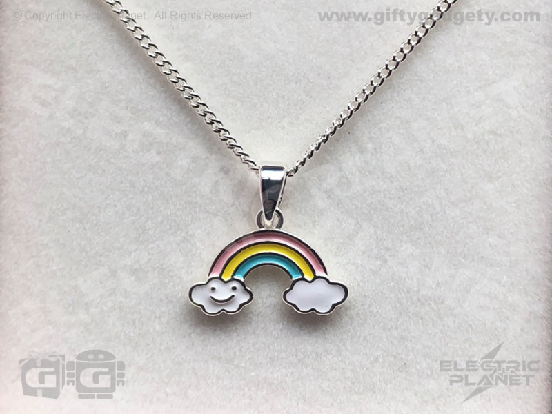 Girls 2025 rainbow necklace